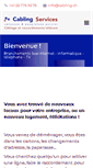 Mobile Screenshot of cabling.ch